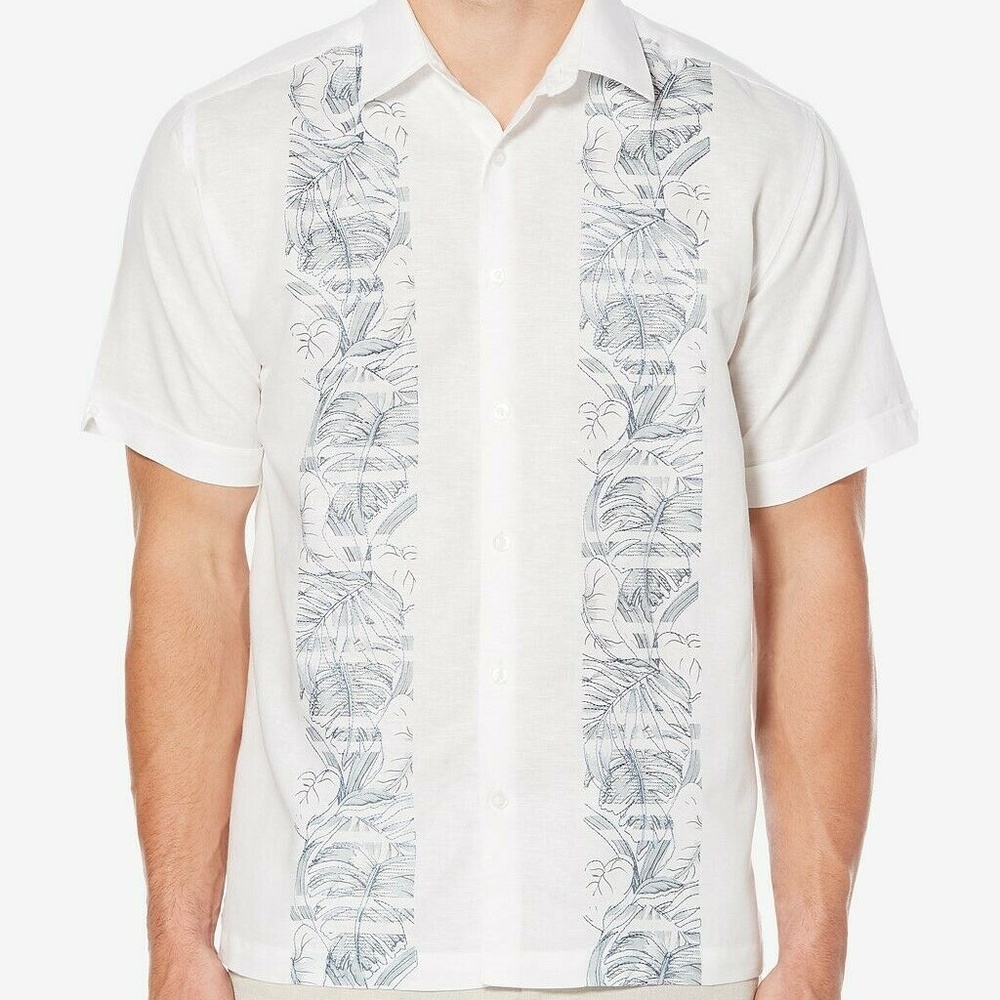 CUBAVERA MEN'S TROPICAL SHIRT- XXL